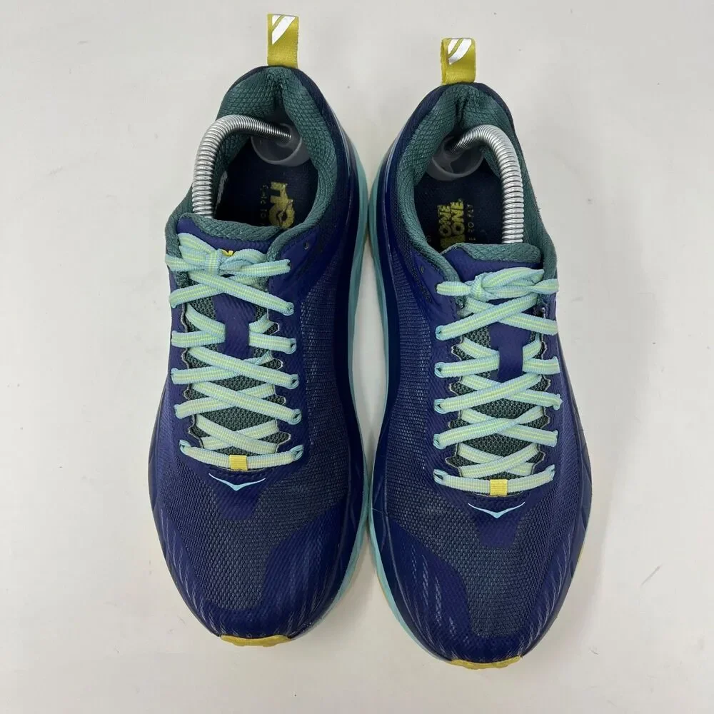 Hoka One One Challenger ATR 5 Shoes Womens 9.5 D Blue Sneakers Trail Running